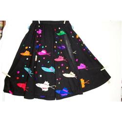 Vintage Taxco Embroidered Mexican Skirt #2064290