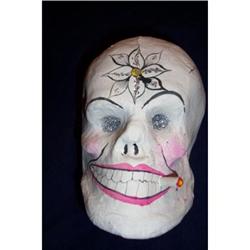 Vintage Mexican Papier Mache Dead Head #2064294