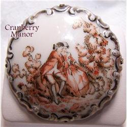 Vintage Portrait Brooch by Rosenthal  #2064307