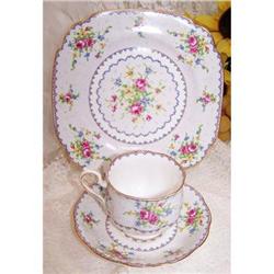 Cup Saucer Plate Petit Point by Royal Albert  #2064312