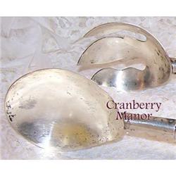 Vintage 40s Sterling Silver Salad Set - Mexico #2064319