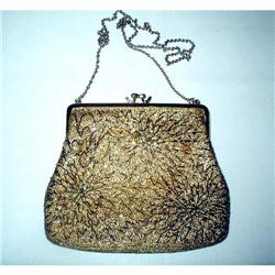 Gold Beaded Evening  Shoulderbag #2064365