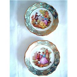 Limoges Plates Two  Fragonard Signed  #2064366