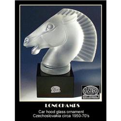HORSE CAR MASCOT HOOD ORNAMENT "LONGCHAMPS" #2064490