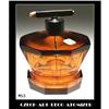 Image 1 : CZECH ART DECO TOPAZ COLOR GLASS ATOMIZER OPB63#2064501