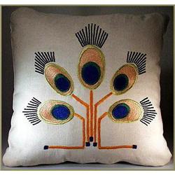 ARTS & CRAFTS MISSION EMBROIDERED PEACOCK #2064522