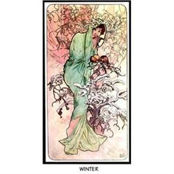 MUCHA ART NOUVEAU POSTER "WINTER" #2064569