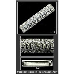GLITTERING ART DECO RHINESTONE PIN CJ-2 #2064595