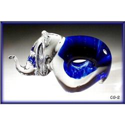 CZECH ART GLASS "ELEPHANT" FIGURINE 1950-60'S #2064603