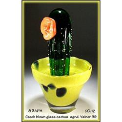 SIGNED CZECH DESIGNER STUDIO GLASS #2064605