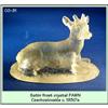 Image 1 : BEAUTIFUL CZECH VINTAGE ART GLASS FAWN  / CG081#2064634