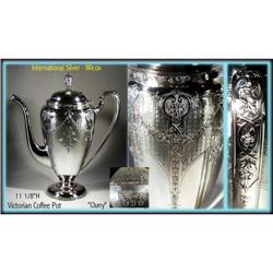 WILCOX "CLUNY" SILVER COFFEE POT SL024 #2064637