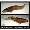 Image 1 : CZECH ART GLASS HAND SHAPED FISH NOVY BOR #159 #2064772