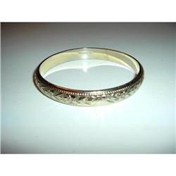 Whiting & Davis & Co. Marked  Bangle Bracelet #2064824