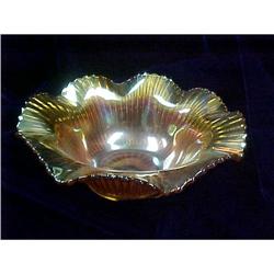 Fenton Marigold "Stippled Rays" Candy Dish #2064846
