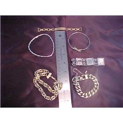 Lot of 6 Bracelets-Antique, Monet, chains #2064912