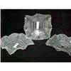 Image 1 : Set 3 Elegant Ruffled 6.5" square Serving #2064922