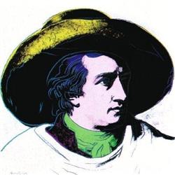 Warhol   Goethe Black and Yellow (Lg) #2065420