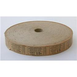 ROLL CARNIVAL RIDE TICKETS 1950s circus #2065611