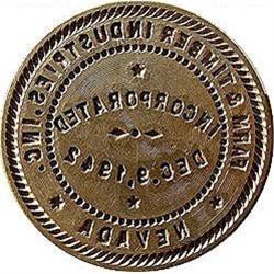 vintage 1920s FARM TIMBER BRASS CORPORATE SEAL #2065636