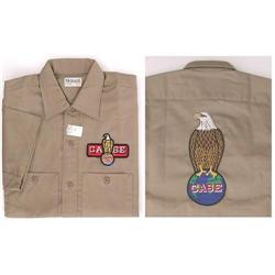 old vintage CASE EAGLE EMPLOYEE work shirt #2065652