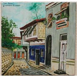 HAND-PAINTED EQUADOR CERAMIC PAINTING #2065675