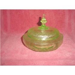 Green Transparent Powder Jar #2065790