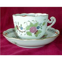 HEREND Indian Basket LARGE Cup & Saucer 726/FD #2065908