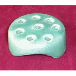 WELLER Flower Frog BLUE/Green Signed ANTIQUE #2065918