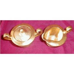 Stouffer GOLD Creamer & Sugar SET #2065919