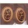 Image 1 : PASTELLi Earrings VINTAGE Gold FILIGREE #2065939
