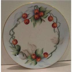 Hand Painted Austrain Cherry Plate #2065961