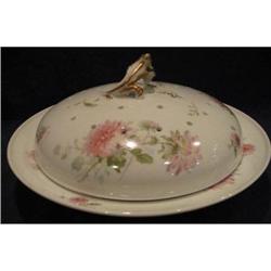 Limoges Chrysanthemum Covered  Pancake Server #2065967