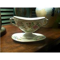 Antique English Porcelain Sauce Tureen #2066013