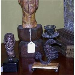 Bronze Seahorse Candlestick  #2066017