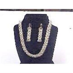 Beautiful Sterling Silver Necklace& Earrings #2066079
