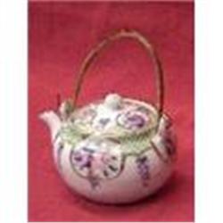 Miniature Nippon Porcelain Tea Pot #2066082