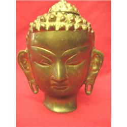 Nice antique Brass Oriental Head #2066091