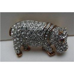 Costume: Butler and Wilson Hippopotamus Brooch #2066113