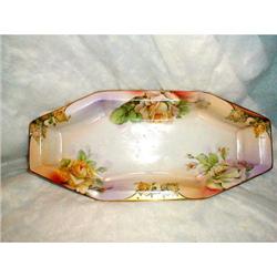 HAND PAINTED PRUSSIA TRAY - ARTIST SIGNED #2066169