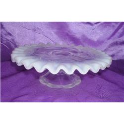 Fenton Pedestal Candle Plate 2001 #2066181