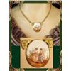Image 1 : Antique Victorian Portrait Bookchain necklace #2066243