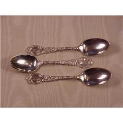 Antique Sterling Silver Teaspoons Sku2143 #2066252