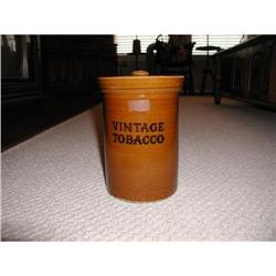 Vintage English Stoneware Tobacco Jar #2066371