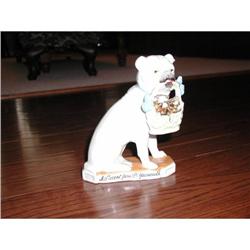German Porcelain Pug Dog Figurine #2066372