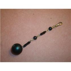 Jet Watch Fob.. Victorian. Mourning.Circa 1850 #2066480