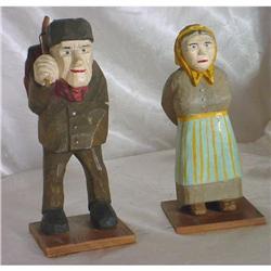 Handcarved Man & Woman #2066604