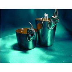 silver plated shot glasses #2066634