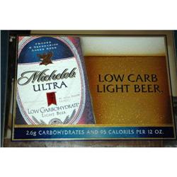Michelob Ultra Light Low Carb Beer Bar Mirror #2066725