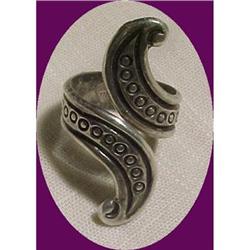 Sterling Silver Old Taxco Ring with Eagle Mark #2066741